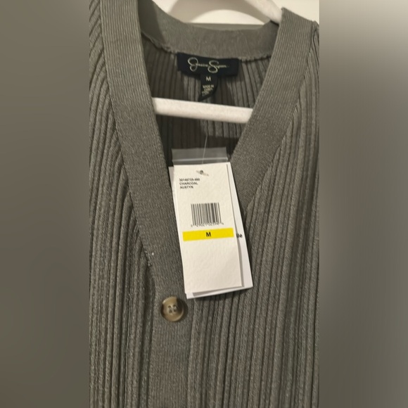 Jessica Simpson Women's Austyn Long Sleeve Cardigan Dress - Picture 6 of 6